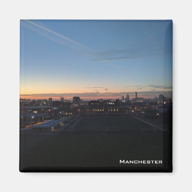 Aimant Skyline Manchester (Devant)