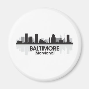 Aimant Skyline Maryland Baltimore