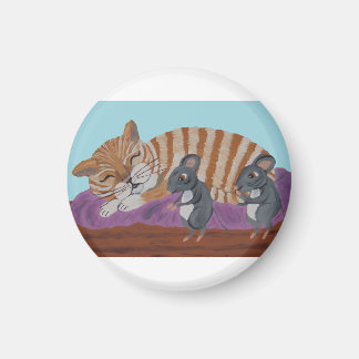 Aimant Sleeping Cat and Sneaky Mice