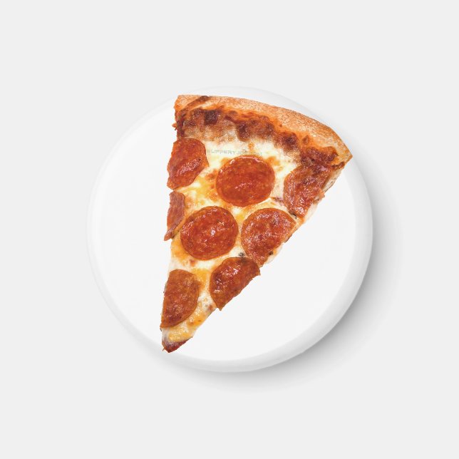 Aimant SlipperyJoe's Sliced Pizza pepperoni fromage delic (Devant)