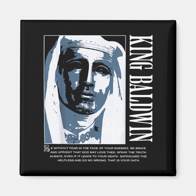 Aimant Sliver Mask King Baldwin Iv Meme The Leper King Wa (Devant)