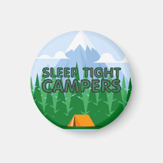 Aimant Slogan de sommeil des campeurs TEE