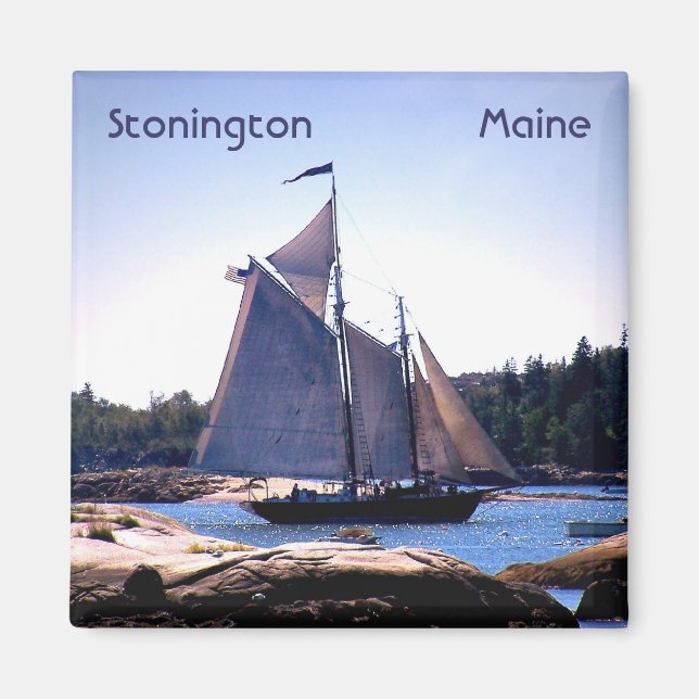 Aimant Sloop dans Stonington Harbour (Devant)