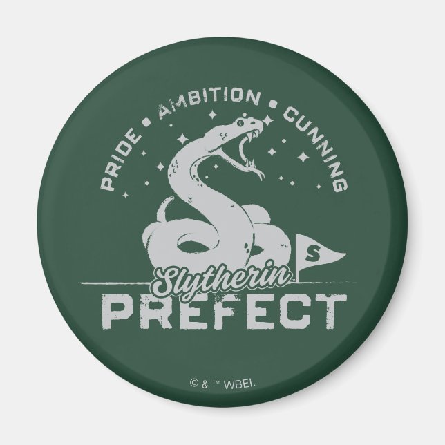Aimant SLYTHERIN™ - Badge Préfet (Devant)