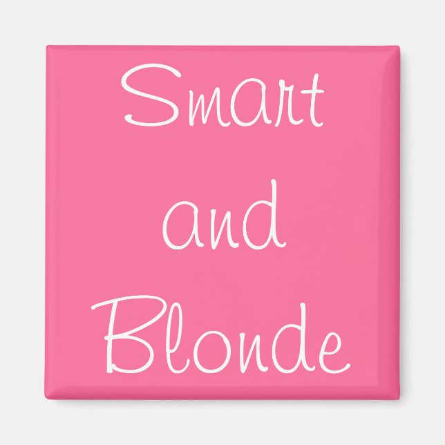 Aimant Smart et Blonde (Devant)