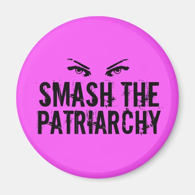 Aimant Smash le féministe patriarcal (Devant)
