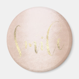 Aimant Smile Rose Gold Foxier rose Blush Encouragement