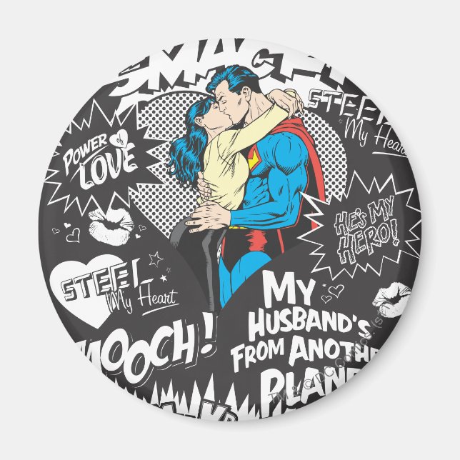 Aimant Smooch, Smack - Collage (Devant)