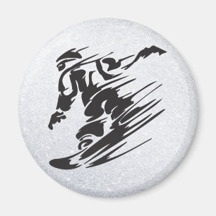 Aimant snowboard