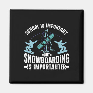 Aimant Snowboard Art Hommes Snowboard Winter Cool Snowboa