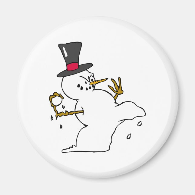 Aimant Snowman Snowball Combat (Devant)