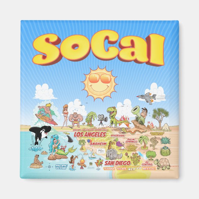 Aimant SoCal (Devant)