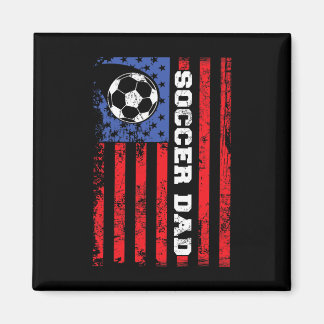Aimant Soccer Dad Usa Flag All American Fathers 
