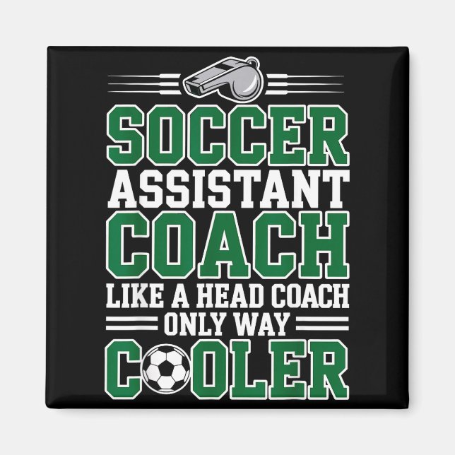Aimant Soccer Istant Coach Like A Head Coach Only Way Coo (Devant)