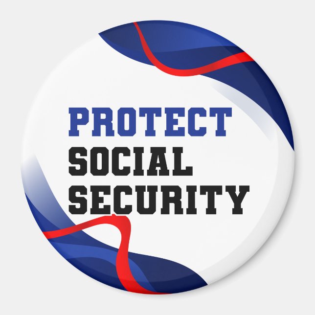 Aimant Social Security Political Anti Trump Accessory (Devant)
