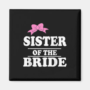 Aimant Soeur De La Fête De Mariage Mariée