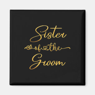 Aimant Soeur De La Groom Mariage Idée De Fête Pour Elle
