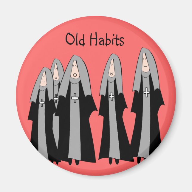 Aimant Soeurs "Vieilles Habits" Dons de Soeurs Hilaires (Devant)