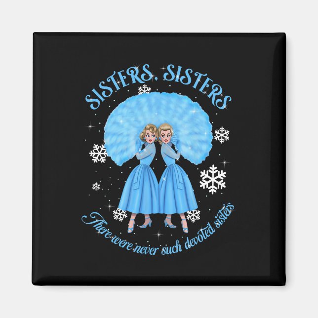 Aimant Soeurs White Christmas Movie 1954 Xmas Snow Holid (Devant)