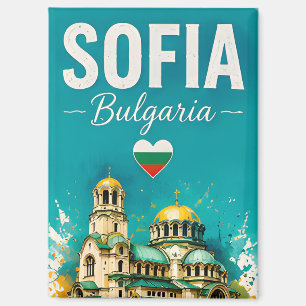 Aimant 🧲 Sofia Bulgarie Design de souvenir de voyage mod