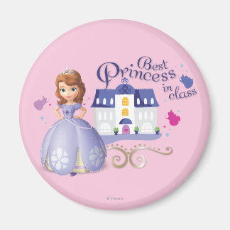 Aimant Sofia : Meilleure princesse en classe