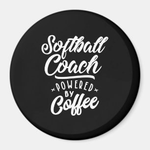 Aimant Softball Coach Titre du poste Cadeau
