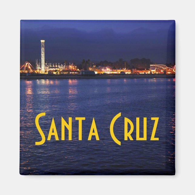 Aimant Soirée à la promenade Père Noël Cruz (Devant)