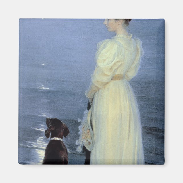 Aimant Soirée d'été à Skagen (Devant)