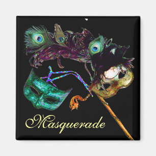 AIMANT SOIRÉE MARDI GRAS COSTUMÉE