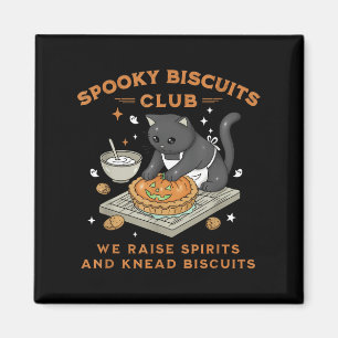 Aimant Soky Biscuits Club Chat noir Citrouille Halloween 