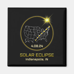 Aimant Solar Eclipse 2024 Indianapolis In Indiana Totalit