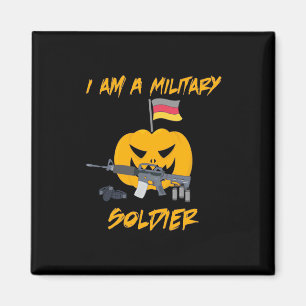 Aimant Soldat militaire d'Halloween