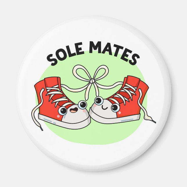 Aimant Sole Mates Funny Chaussure Pun (Devant)