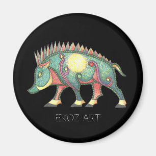 Aimant Soleil chevalier Pictish