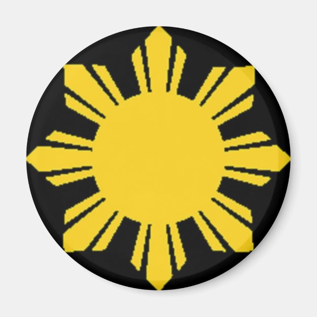 Aimant soleil de pinoy (Devant)