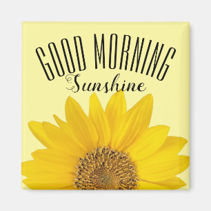 Aimant Soleil unique de bonne matinée