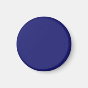 Aimant Solide couleur bleu minuit minimaliste Plaque