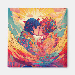 Aimant Son Amour, Son Chemin Style Art Déco Biss lesbie