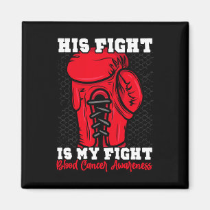 Aimant Son Combat Est Mon Combat. Boxer Cancer du Sang A
