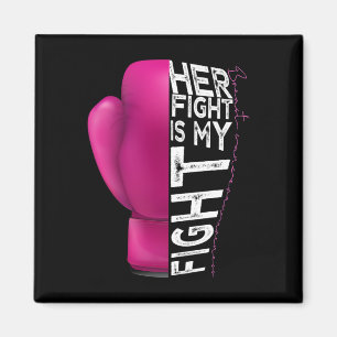 Aimant Son Combat Est Mon Gant De Boxe Rose De Combat