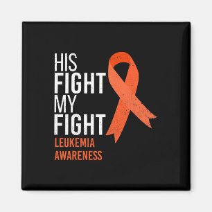 Aimant Son combat est My Fight Leukemia Cancer Awareness
