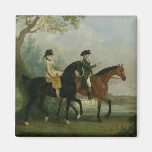 Aimant Son Honneur. Marcia Pitt Riding avec son frère, le