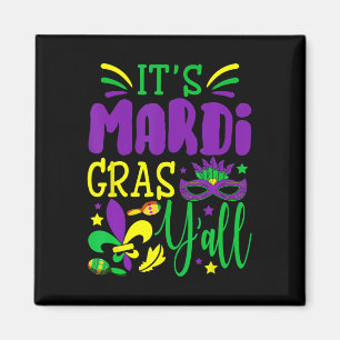 Aimant Son Masque Mardi Gras Yall Mardi Gras Party