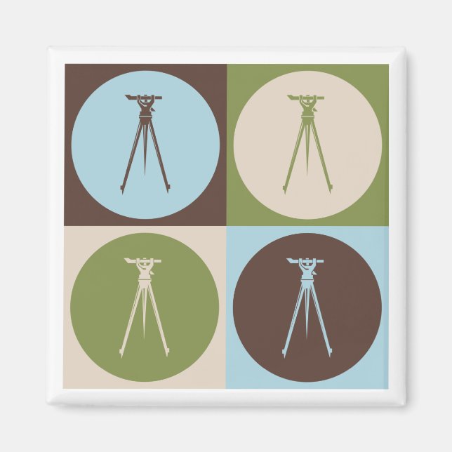 Aimant Sondage Pop Art (Devant)