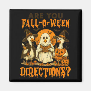 Aimant sont les directions de Fall-o-ween drôles professe