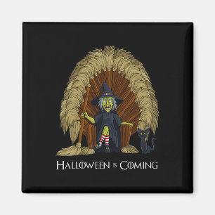 Aimant Sorcière Chambres Trône Amusants Halloween Filles 
