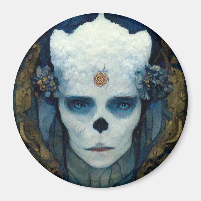 Aimant Sorcière de glace Imaginaire Sci-Fi Art (Devant)