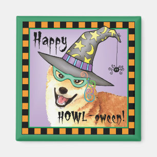 Aimant Sorcière de Shiba Inu