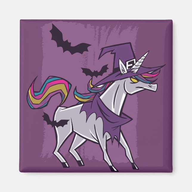 Aimant Sorcière Unicorne (Devant)