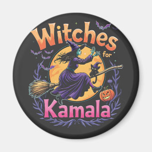 Aimant Sorcières Pour Kamala Enfless Chat Lady Halloween